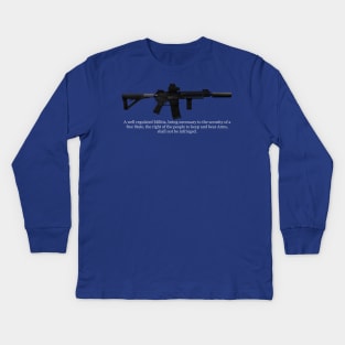 2nd Amendment Kids Long Sleeve T-Shirt